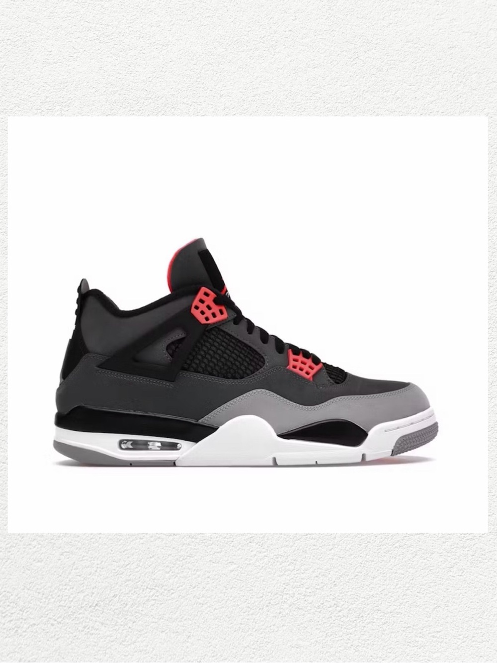 Air Jordan 4 Retro SE “Infrared" Big Little Kid’s Size 13- Like New No Box